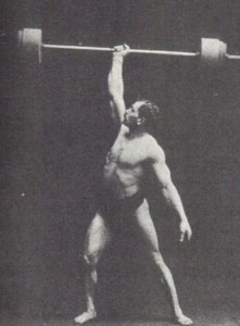 One Arm BB Snatch